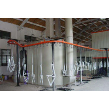 spray on metal coating line