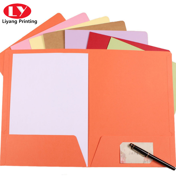A4 size paper presentation folder