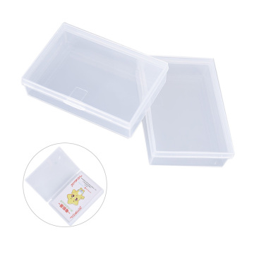2pcs Transparent Plastic Boxes Playing Cards Container Plastic Storage Case Packing Poker Game Card Box For Pokers Set