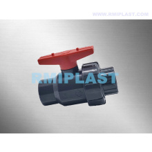 U PVC Plastic Ball Valve Male Threaded 90mm