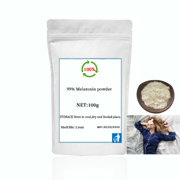 50-500g high-quality 99% natural melatonin powder to improve sleep quality and lighten spots