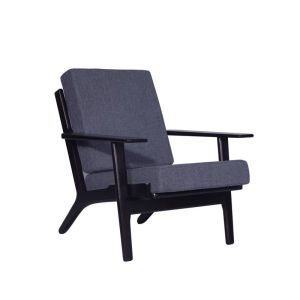 Comfy Hans Wegner Plank Arm Sofa Chair