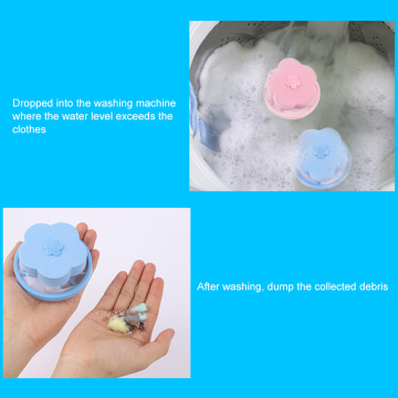 Home Floating Hair Catcher Mesh Pouch Washing Machine Laundry Filter Bag 2019 bathroom clothe cleaner tool Laundry Ball Discs