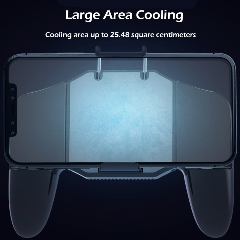 M30 Moblie Phone Cooler Cooling Pad Portable Game Controller Handle Holder Semiconductor Detachable Gamepad Radiator Cooling Fan