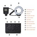 Professional HD-130 Macro LED Ring Flash Bundle3000~15000K with 8 Adapter Ring for Canon Flash for Nikon for Olympus DSLR Camera