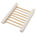 Portable Soap Dishes Natural Wood Soap Tray Holder Dish Storage Bath Shower Plate Home Bathroom Wash Soap Holder Organizer