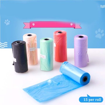 1pc Pet supplies biodegradable garbage bags print dog waste poop bag pick up cleaning bag garbage bag