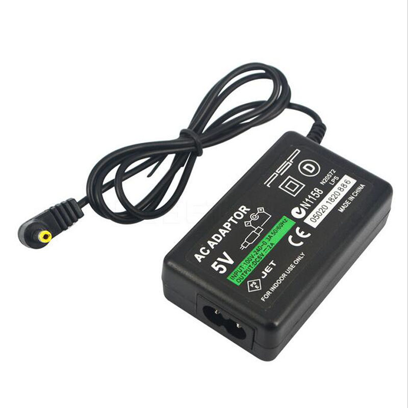 EU Plug 5V Home Wall Charger Power Supply AC Adapter for Sony PlayStation Portable PSP 1000 2000 3000 Charging Cable Cord
