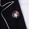 Anime Ghost Blade Kidney Bean Cosplay Badge Cartoon Backpacks Badges Bags Button Brooch