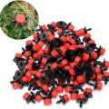 100pcs Micro Flow Dripper Drip Head 1/4 Inch Hose Micro dripper Garden Irrigation Misting garden sprinkler Adjustable Dripper