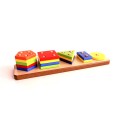 Color and Shape Educational Puzzle for Kid's Children Montessori Block Part to Early Learning Baby Toy Preschool Equipment