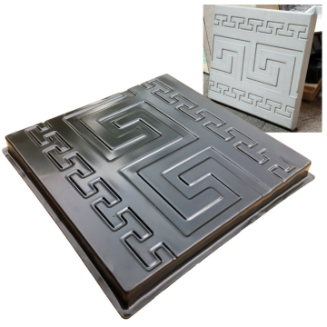 Convenient Garden Decoration Cement Paving Mold Colored Floor Tile Plastic Floor Mold Garden Wall Tile