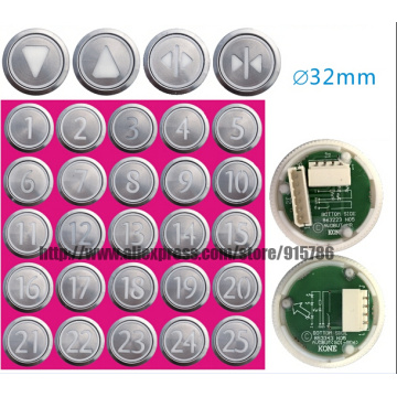 DC10-30V round stainless steel elevator buttons / Digital Arrow / KDS50 (KDS300) switch button