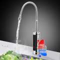 3000W 220V Electric Kitchen Flow Water Heater Tap Instant Hot Water Faucet Heater Cold Heating Tankless Water Heater with LED