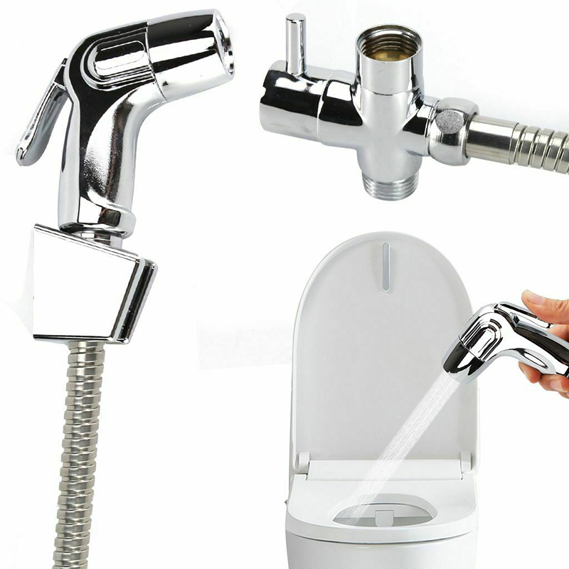 Handheld Toilet Bidet Sprayer Set Kit Stainless Steel Hand Bidet Faucet For Bathroom Hand Sprayer Shower Head Self Cleaning