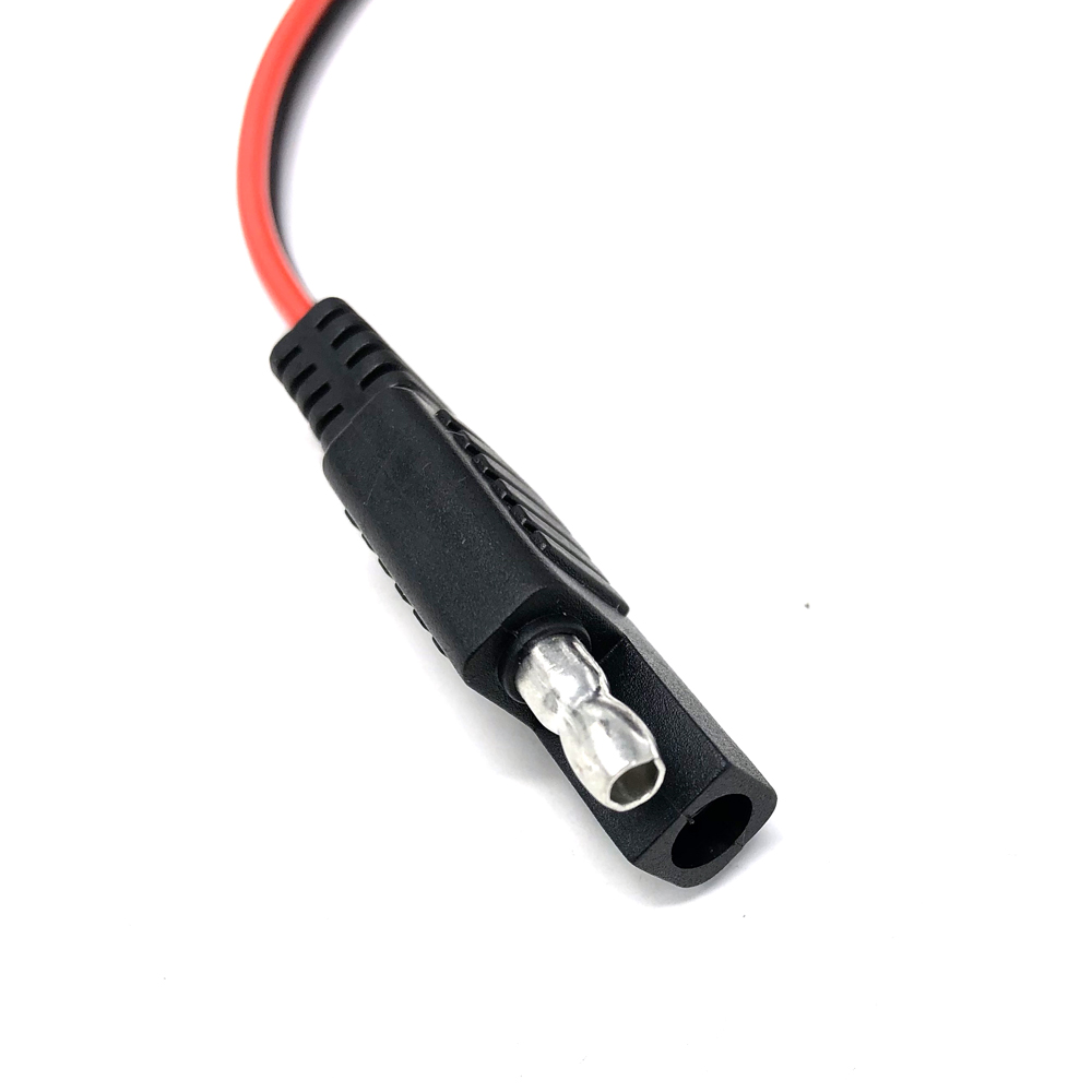 5 PCS 30CM 18AWG DIY SAE Power Automotive Extension Cable 2 Pin with SAE Connector Cable Quick Disconnect