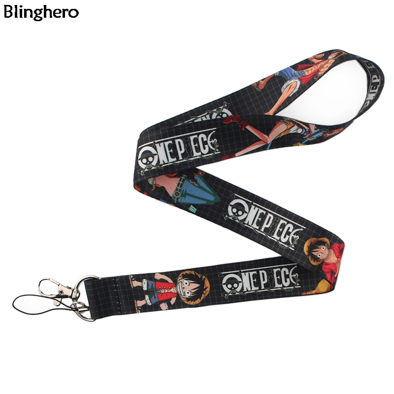 Blinghero Anime Lanyards for keys Phone Cool ID Badge Holder Neck Strap USB Badge Holder DIY Cartoon Lanyards BH0175