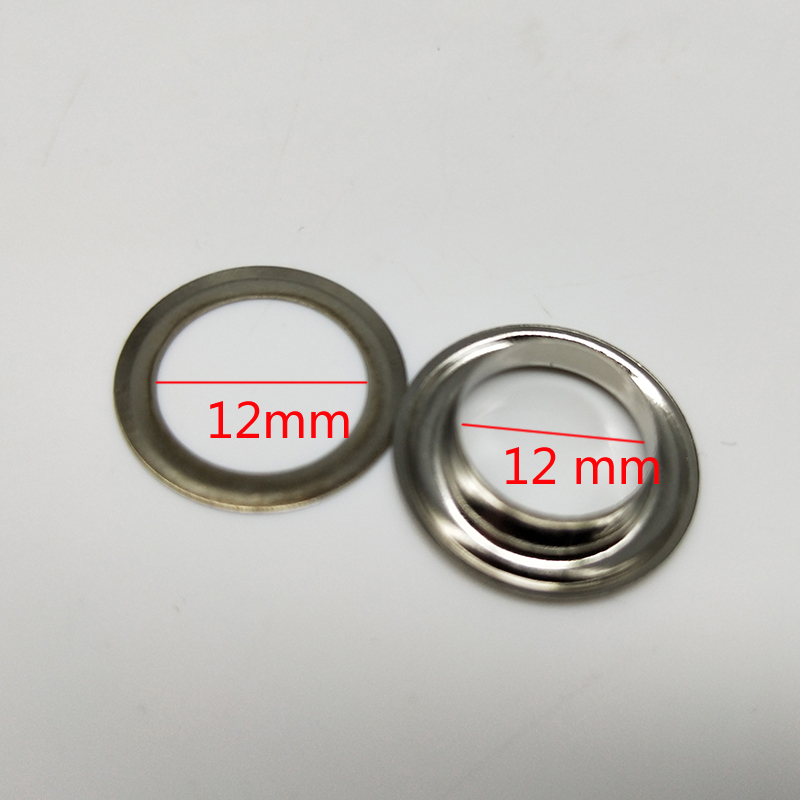 Silver/Bronze garment Iron eyelets with gasket 12 mm scrapbooking accessories Knitwear Jeans Apparel Bags Shoes 500 pcs/lot
