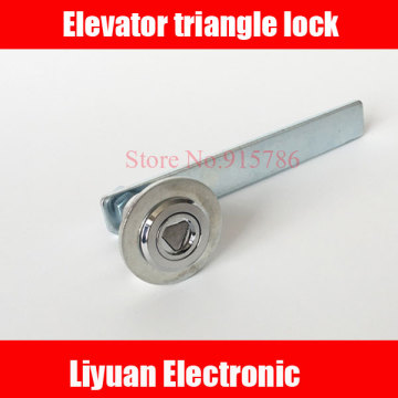 3pcs Elevator triangle lock / long rod swing lever triangular lock / hall door lock / elevator accessories