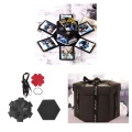 Creative Hexagon Explosion Gift Box, Love Memory DIY Photo Album Birthday Gift And Surprise Box Wedding, Valentine's Day Gift