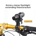 Cycling Flashlight Stand Bicycle Lamp Holder LED Torch 360 Degree Rotation Bracket Headlight Clamp Flashlight Stand TXTB1