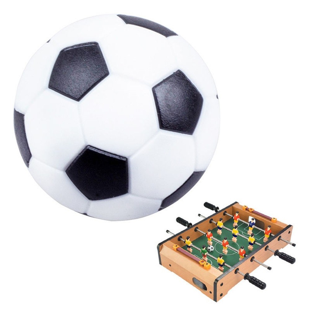 2pcs 36mm Black White Soccer Table Foosball Table Football Plastic Replacement Balls Soccerball Sport Gifts Round Indoor