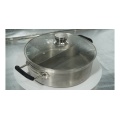 Dual hot pot for induction cooker