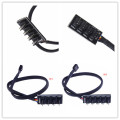 PC Cooler Fan Power Cable 1 Female to 4 Male 4Pin Socket Fan Hub Splitter Cable for 3Pin&4Pin PWM Cooling Fan