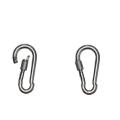 High Durable Safety Strength Polyester Heavy Duty Swing Straps Hanging Kit Hammock Straps With Lock Carabiner Hooks