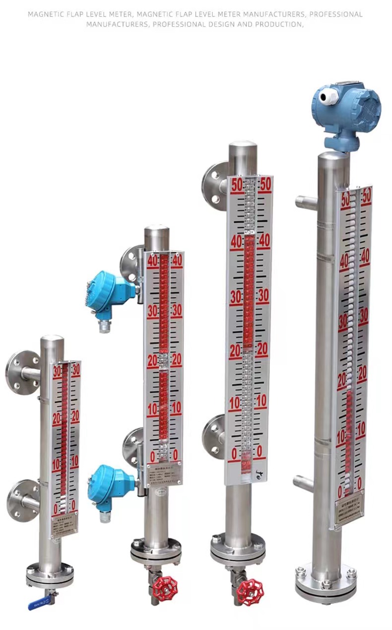 Magnetic flap level gauge