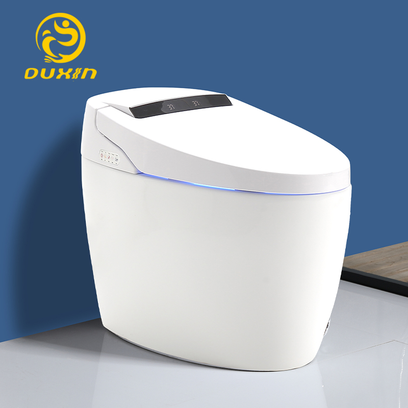 Smart toilet WC One piece toilet can be P-TRAP intelligent 110V Heated seats Wash and dry foot-feel flush limit