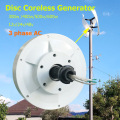 600w 12v/24v 48v Disc Coreless permanent magnet alternator/ alternative energy generator