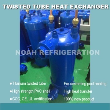 Free shipping ! 21KW High Efficient water-cooled condenser , swimming pool heat exchanger