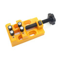 2Pc Miniature Clamp Table Bench Vise Tool Vise Multi-Functional Table Vice Carving Bench Clamp Drill Press Flat Vice