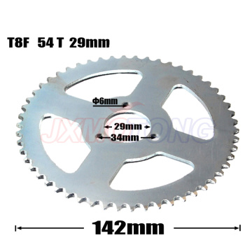 T8F 54T 29mm Inner Diameter 54 Tooth Rear Chain Sprocket plate For 47cc 49cc Pocket Bike Mini Moto Quad ATV