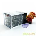 Bescon 12mm 6 Sided Dice 36 in Brick Box, 12mm Six Sided Die (36) Block of Dice, Translucent Lime Green with White Pips