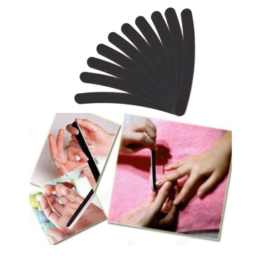 1/2/5pcs Professional Slim Sandpaper Nail Files Nail File For Manicure Banan Black 100/180 Grit Emery Board Nail Buffer Buffing