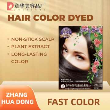 Mocha Hair Dye Cream Blossom Glow Care Collection