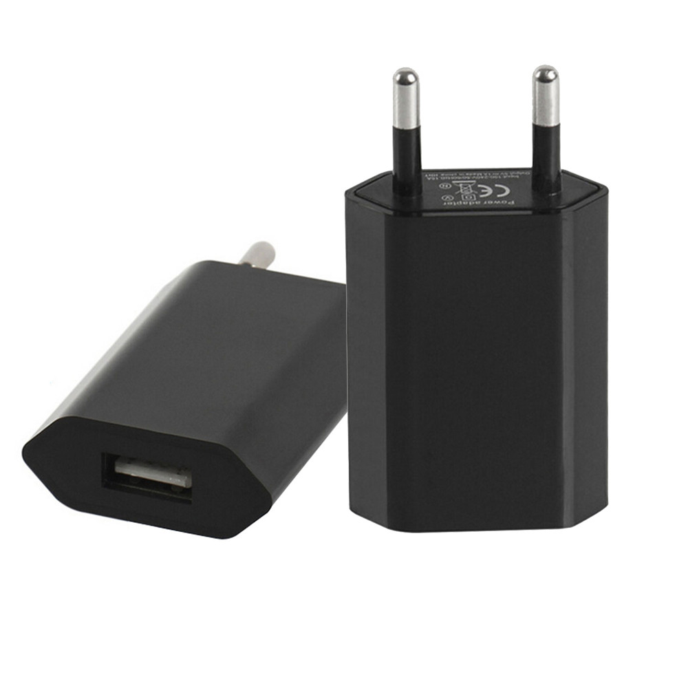 European USB Power Adapter EU Plug Wall Travel Charger for iphone X XS for Samsung S9 Home Office Travelling