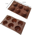 SHENHONG Three in One 3D Mould Non-stick Silicone Cake Mold Art Mousse Moule Silikonowe Chocolates Muffin Brownie Baking Pastry