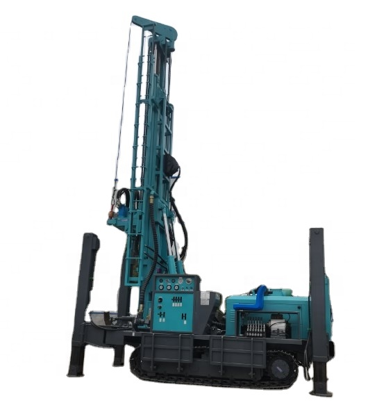 350m diesel hydraulic portable water well drilling rig