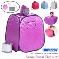 Portable Sauna Bag Steam Shower Generator Infrared SPA Loss Weight Calories Burned Sauna Tent Room Shower Cabin Bathhouse HWC