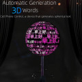 Naked Eye 3D Display Holographic Projector Fan 3D hologram Spinning Advertising Machine 40cm Ultra Thin WIFI APP Control Led Fan