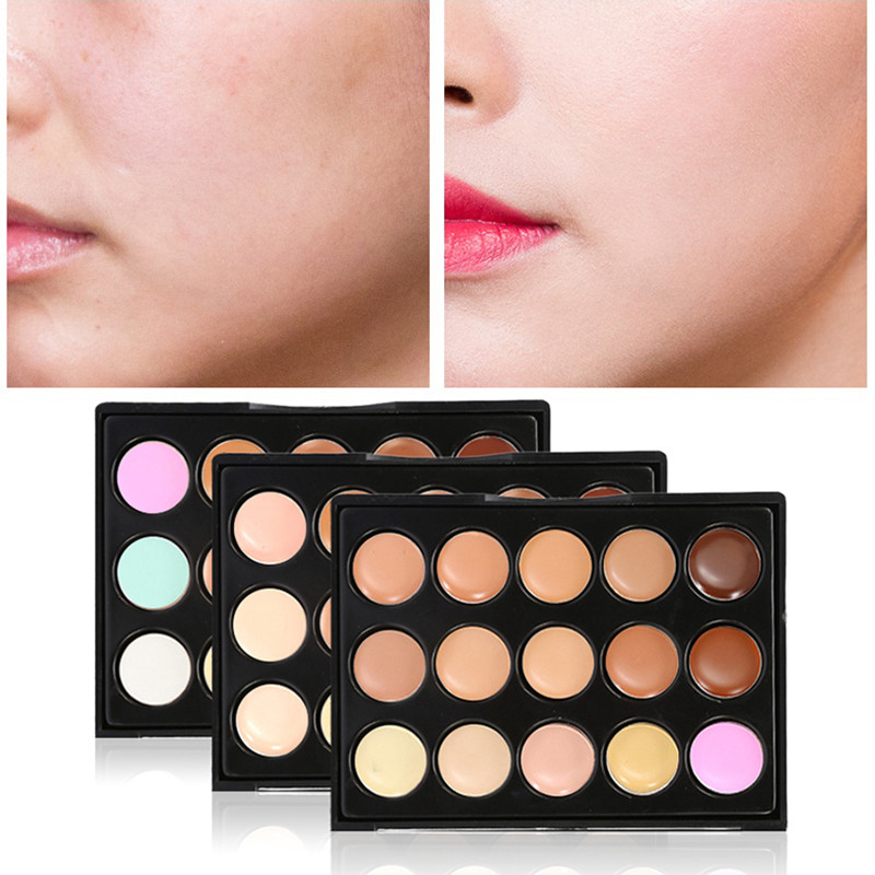 Popfeel Face Eyeshadow Palette Makeup Concealer Foundation 15 Color Korea Style Cosmetics Eye Contour maquiagem TSLM2