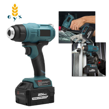 Lithium battery hot air gun / Small portable baking gun / Wireless plastic paste heat shrinkable film cordless welding gun