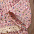 Spring 1-5Years Princess Kids Baby Girl Winter Clothes Sequin Tassel Zipper Coat Outwear Tops