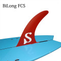 BiLong FCS Single Surfboard Fins 8-9-10inch Fiberglass Paddle Board Longboard Fin Sup Board Center Fin Inflated Board surfing