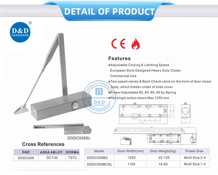 Heavy Duty Sliding Door Closer