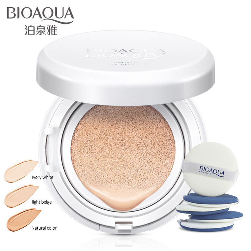 BIOAQUA Sunscreen Air Cushion BB Cream Concealer Moisturizing Foundation Whitening Makeup Bare For Face Beauty