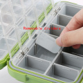Goture Double Layer Hard Plastic Fishing Box For Baits or Sinkers Lure Fishing Tackle Box Fly / Bass / Carp Fishing Accessories